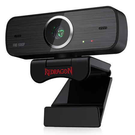 Redragon GW800 Hitman 1080P Webcam with Built-in Dual Microphone 360-Degree Rotation - 2.0 USB Skype Computer Web Camera Redragon GW800 Hitman 1080P Webcam with Built-in Dual Microphone 360-Degree Rotation - 2.0 USB Skype Computer Web Camera